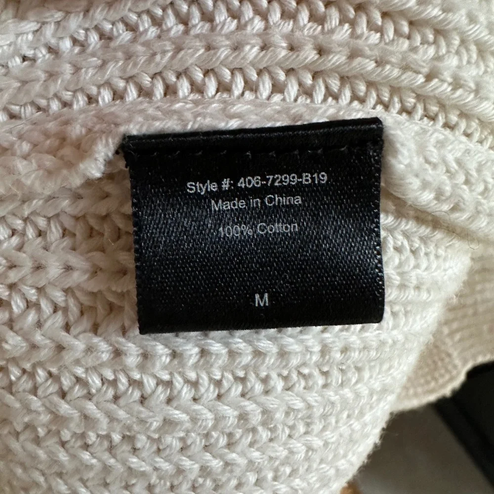 Jenni Kayne Belted Wrap Cotton Cardigan In Ivory - Picture 5 of 8